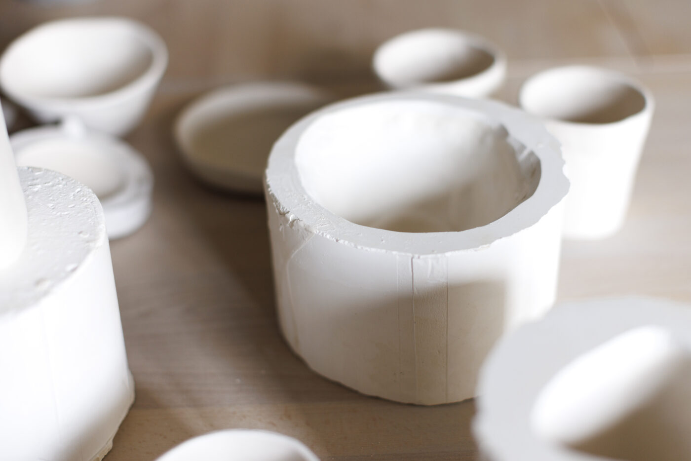 Gipsformen herstellen – Porzellan giessen